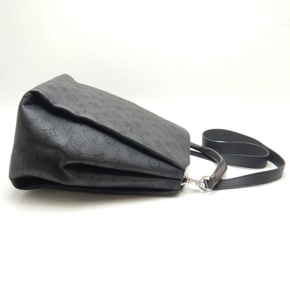 Louis Vuitton Mahina Babylon PM Shoulder Bag Noir Black - Picture 4 of 8